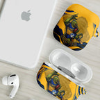 Personalized Parramatta Eels AirPods Case Aboriginal Dot Art - Dreamtime Rugby Mascot