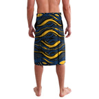 Personalized Parramatta Eels Lavalava Aboriginal Dot Art - Dreamtime Rugby Mascot