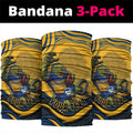 Personalized Parramatta Eels Neck Gaiter Aboriginal Dot Art - Dreamtime Rugby Mascot