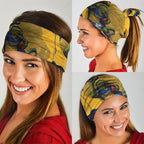 Personalized Parramatta Eels Neck Gaiter Aboriginal Dot Art - Dreamtime Rugby Mascot