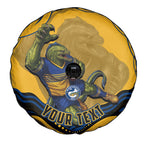 Personalized Parramatta Eels Spare Tire Cover Aboriginal Dot Art - Dreamtime Rugby Mascot