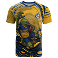 Personalized Parramatta Eels T Shirt Aboriginal Dot Art - Dreamtime Rugby Mascot