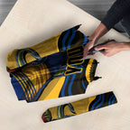 Personalized Parramatta Eels Umbrella Aboriginal Dot Art - Dreamtime Rugby Mascot