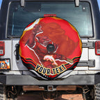 Personalized Redcliffe Dolphins Spare Tire Cover Aboriginal Dot Art - Dreamtime Rugby Mascot