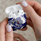 Personalized Canterbury Bankstown Bulldogs AirPods Case Aboriginal Dot Art - Dreamtime Rugby Mascot