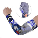 Personalized Canterbury Bankstown Bulldogs Arm Sleeves Aboriginal Dot Art - Dreamtime Rugby Mascot