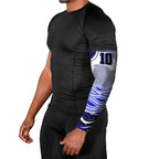 Personalized Canterbury Bankstown Bulldogs Arm Sleeves Aboriginal Dot Art - Dreamtime Rugby Mascot
