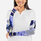 Personalized Canterbury Bankstown Bulldogs Arm Sleeves Aboriginal Dot Art - Dreamtime Rugby Mascot