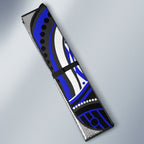 Personalized Canterbury Bankstown Bulldogs Auto Sun Shade Aboriginal Dot Art - Dreamtime Rugby Mascot