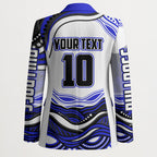 Personalized Canterbury Bankstown Bulldogs Blazer Aboriginal Dot Art - Dreamtime Rugby Mascot