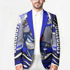 Personalized Canterbury Bankstown Bulldogs Blazer Aboriginal Dot Art - Dreamtime Rugby Mascot