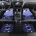 Personalized Canterbury Bankstown Bulldogs Car Mats Aboriginal Dot Art - Dreamtime Rugby Mascot