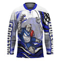 Personalized Canterbury Bankstown Bulldogs Hockey Jersey Aboriginal Dot Art - Dreamtime Rugby Mascot