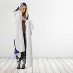 Personalized Canterbury Bankstown Bulldogs Hooded Blanket Aboriginal Dot Art - Dreamtime Rugby Mascot