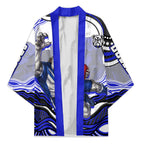 Personalized Canterbury Bankstown Bulldogs Kimono Aboriginal Dot Art - Dreamtime Rugby Mascot