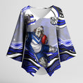 Personalized Canterbury Bankstown Bulldogs Kimono Sleeve Blouse Aboriginal Dot Art - Dreamtime Rugby Mascot