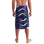Personalized Canterbury Bankstown Bulldogs Lavalava Aboriginal Dot Art - Dreamtime Rugby Mascot