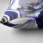 Personalized Canterbury Bankstown Bulldogs Pillow Cover Aboriginal Dot Art - Dreamtime Rugby Mascot