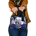 Personalized Canterbury Bankstown Bulldogs Shoulder Handbag Aboriginal Dot Art - Dreamtime Rugby Mascot