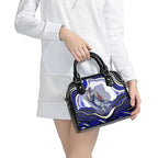 Personalized Canterbury Bankstown Bulldogs Shoulder Handbag Aboriginal Dot Art - Dreamtime Rugby Mascot