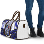 Personalized Canterbury Bankstown Bulldogs Travel Bag Aboriginal Dot Art - Dreamtime Rugby Mascot