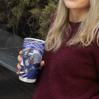 Personalized Canterbury Bankstown Bulldogs Tumbler Cup Aboriginal Dot Art - Dreamtime Rugby Mascot