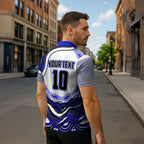 Personalized Canterbury Bankstown Bulldogs Zipper Polo Shirt Aboriginal Dot Art - Dreamtime Rugby Mascot