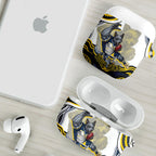 Personalized Melbourne Storm AirPods Case Aboriginal Dot Art - Dreamtime Rugby Mascot