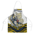 Personalized Melbourne Storm Apron Aboriginal Dot Art - Dreamtime Rugby Mascot