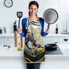 Personalized Melbourne Storm Apron Aboriginal Dot Art - Dreamtime Rugby Mascot