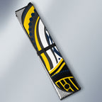 Personalized Melbourne Storm Auto Sun Shade Aboriginal Dot Art - Dreamtime Rugby Mascot