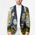 Personalized Melbourne Storm Blazer Aboriginal Dot Art - Dreamtime Rugby Mascot
