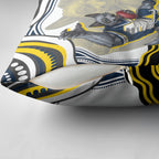 Personalized Melbourne Storm Pillow Cover Aboriginal Dot Art - Dreamtime Rugby Mascot