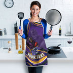 Personalized Gold Coast Titans Apron Aboriginal Dot Art - Dreamtime Rugby Mascot