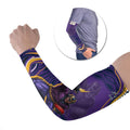 Personalized Gold Coast Titans Arm Sleeves Aboriginal Dot Art - Dreamtime Rugby Mascot