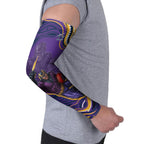 Personalized Gold Coast Titans Arm Sleeves Aboriginal Dot Art - Dreamtime Rugby Mascot