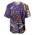 Personalized Gold Coast Titans Baseball Jersey Aboriginal Dot Art - Dreamtime Rugby Mascot