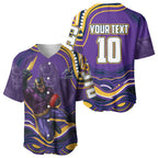 Personalized Gold Coast Titans Baseball Jersey Aboriginal Dot Art - Dreamtime Rugby Mascot
