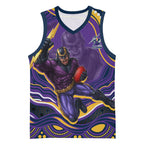 Personalized Gold Coast Titans Basketball Jersey Aboriginal Dot Art - Dreamtime Rugby Mascot