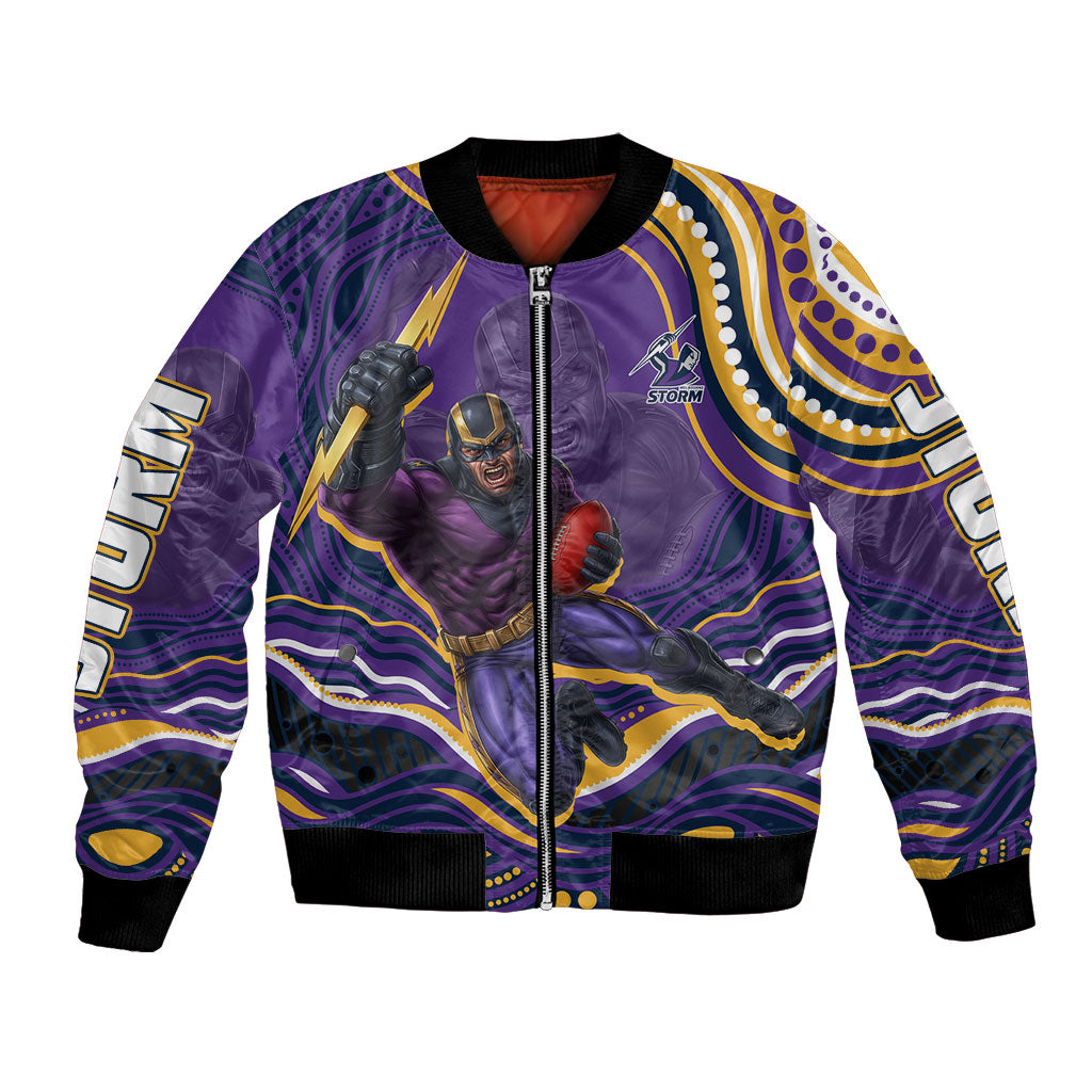 Personalized Gold Coast Titans Bomber Jacket Aboriginal Dot Art - Dreamtime Rugby Mascot
