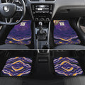 Personalized Gold Coast Titans Car Mats Aboriginal Dot Art - Dreamtime Rugby Mascot