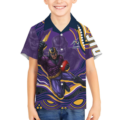 Personalized Gold Coast Titans Family Matching Short Sleeve Bodycon Dress and Hawaiian Shirt Aboriginal Dot Art - Dreamtime Rugby Mascot