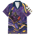 Personalized Gold Coast Titans Hawaiian Shirt Aboriginal Dot Art - Dreamtime Rugby Mascot