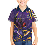Personalized Gold Coast Titans Hawaiian Shirt Aboriginal Dot Art - Dreamtime Rugby Mascot