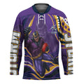 Personalized Gold Coast Titans Hockey Jersey Aboriginal Dot Art - Dreamtime Rugby Mascot