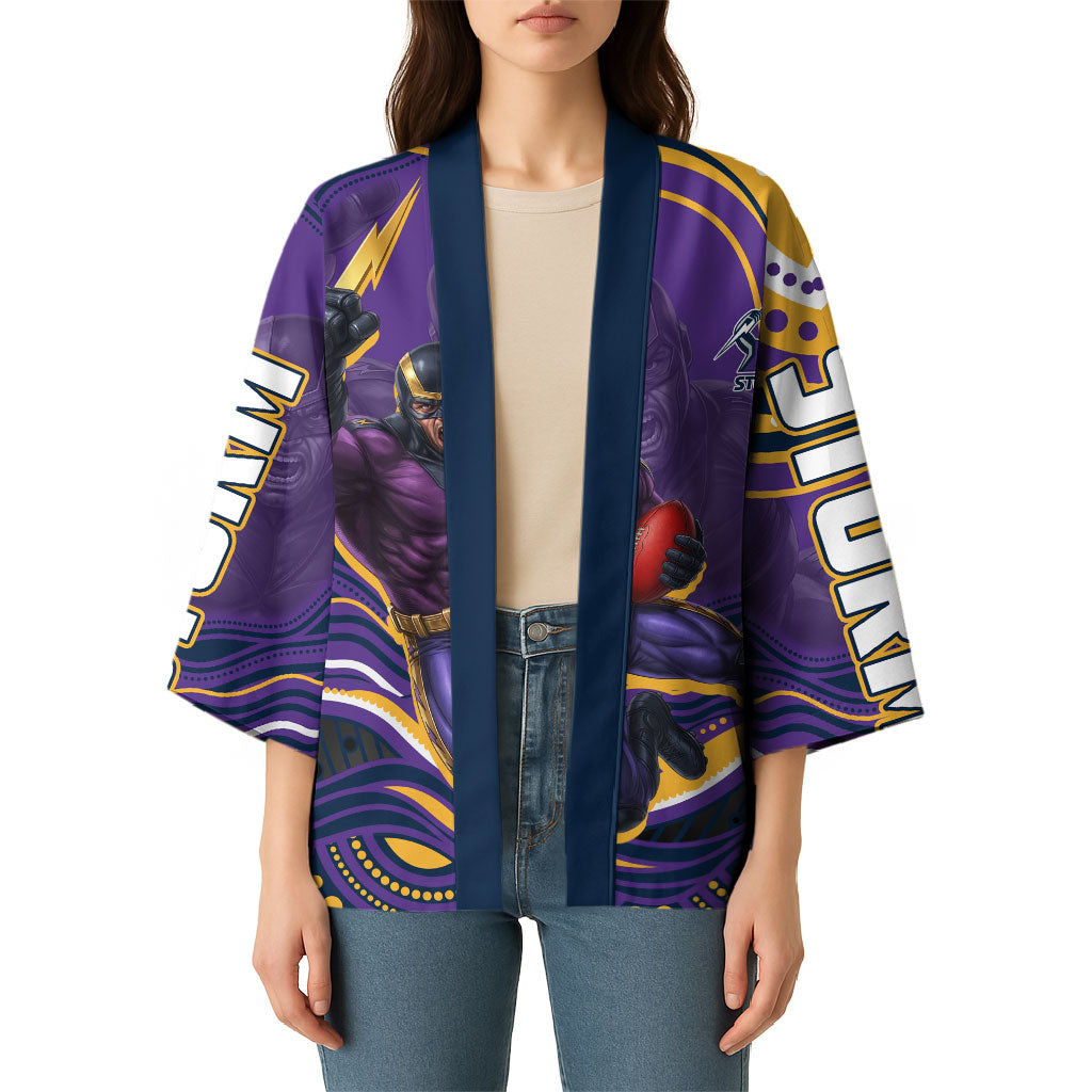Personalized Gold Coast Titans Kimono Aboriginal Dot Art - Dreamtime Rugby Mascot