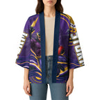 Personalized Gold Coast Titans Kimono Aboriginal Dot Art - Dreamtime Rugby Mascot
