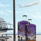 Personalized Gold Coast Titans Luggage Cover Aboriginal Dot Art - Dreamtime Rugby Mascot