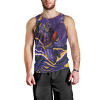 Personalized Gold Coast Titans Men Tank Top Aboriginal Dot Art - Dreamtime Rugby Mascot