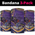 Personalized Gold Coast Titans Neck Gaiter Aboriginal Dot Art - Dreamtime Rugby Mascot